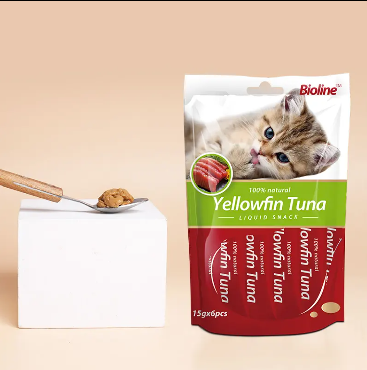 Bioline Liquid Snack – Sachet Treat (6 x 15g Sachets)