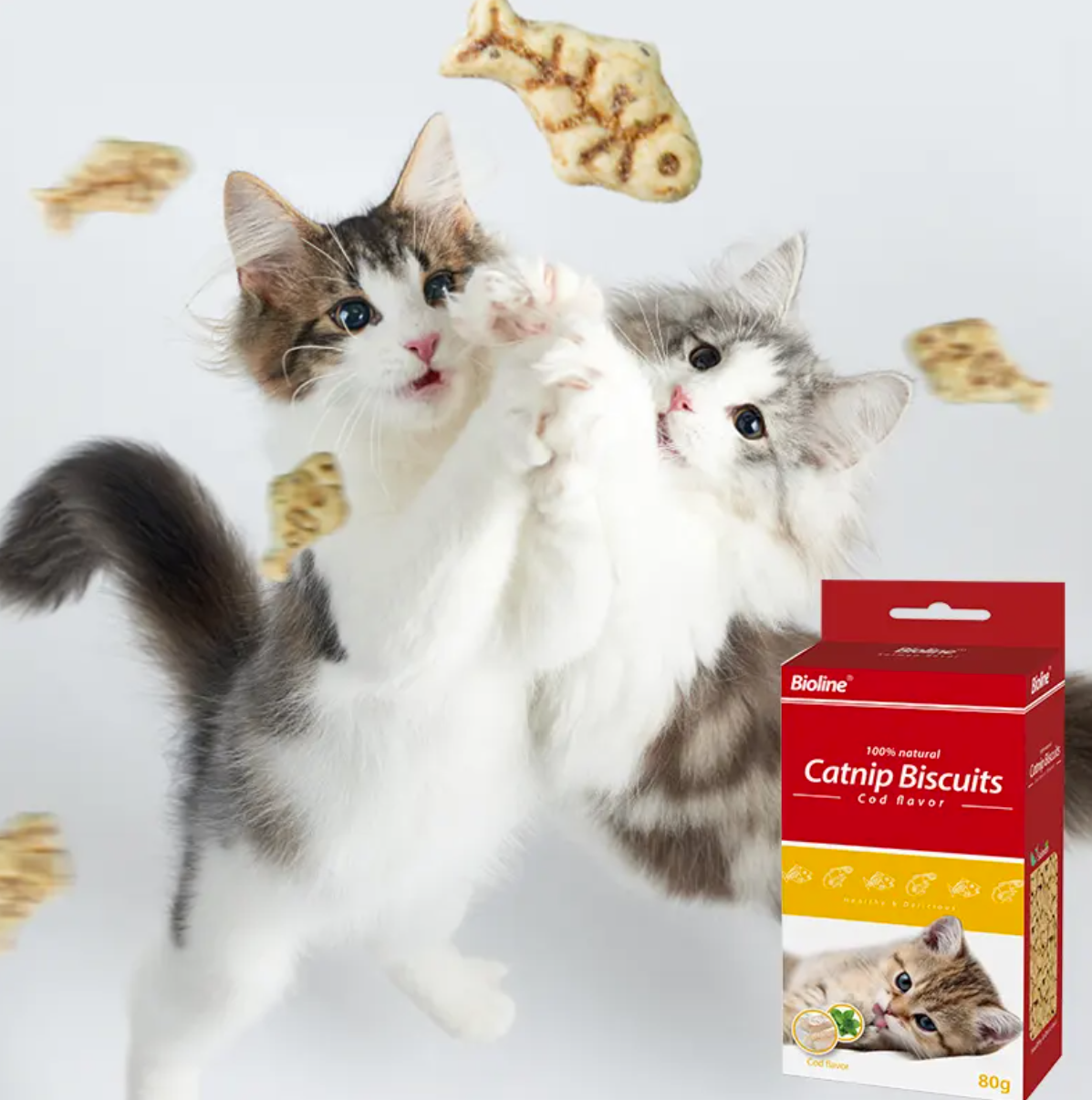 Bioline Catnip Biscuits (80g)