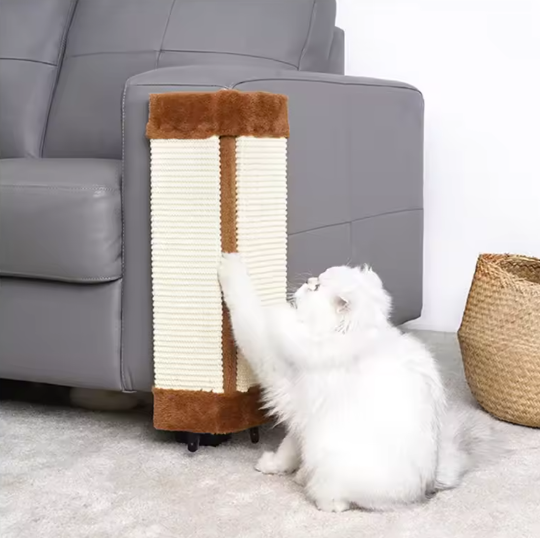 50 cm Wall & Sofa Corner Scratcher – Cat Scratcher – Cat Toy