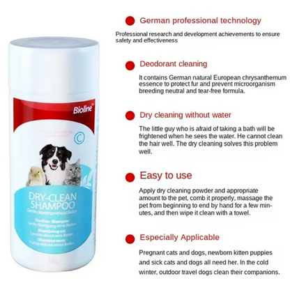 Bioline - Dry-Clean Pet Shampoo
