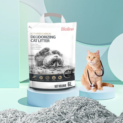 Bioline - Activated Carbon Deodorizing Clumping Cat Litter