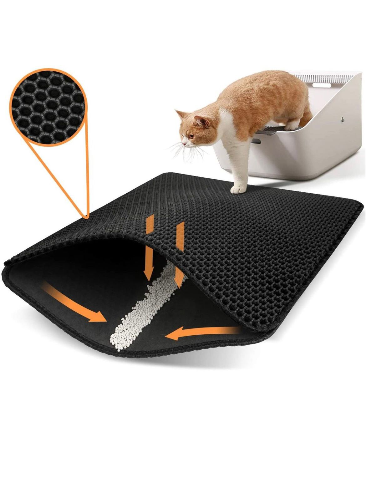 Honeycomb Cat Litter Mat