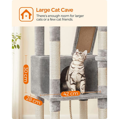220 cm Extra Large Cat Scratch Post - Cat Tree – Cat Tower