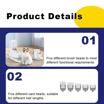 GroomMate - Pet Grooming Vacuum Kit with Cordless Clippers