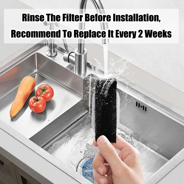 4-Pack Replacement Filters & Sponges for Pet Water Fountains