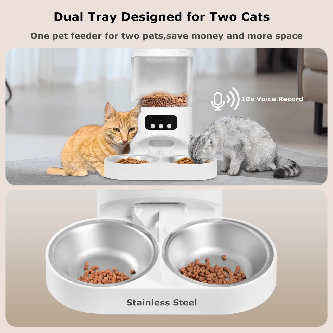 FeedMate Duo - Automatic Double Bowl Pet Feeder