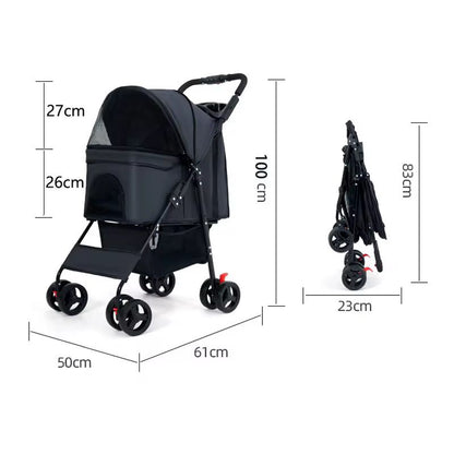 Foldable Pet Stroller