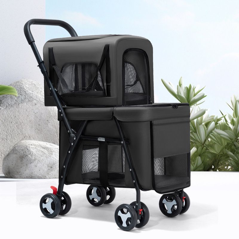 Double Decker Pet Stroller – Cat & Dog Pram