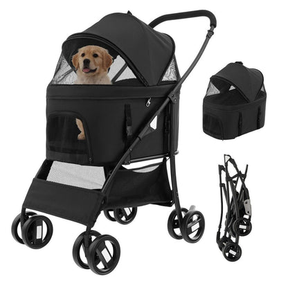 Detachable Pet Stroller - Pet Pram – Multifunctional Pet Cart