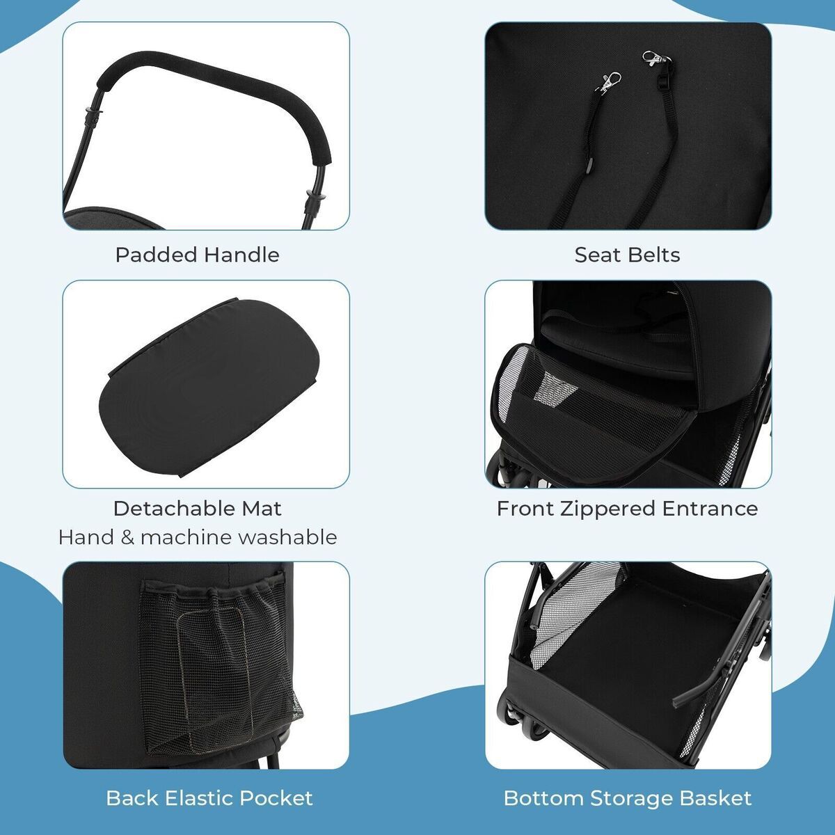 Detachable Pet Stroller - Pet Pram – Multifunctional Pet Cart
