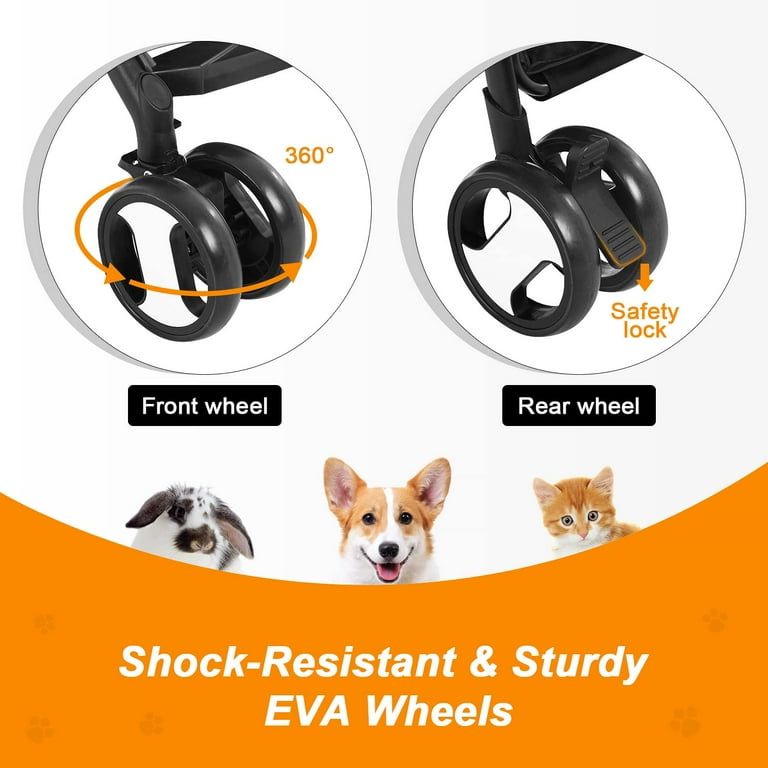 Detachable Pet Stroller - Pet Pram – Multifunctional Pet Cart