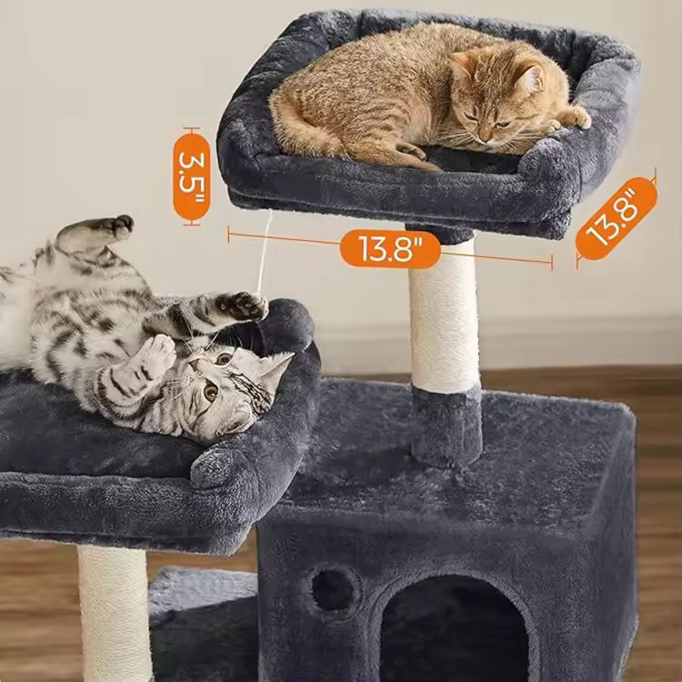 143 cm Cat Scratch Post - Cat Tree – Cat Tower