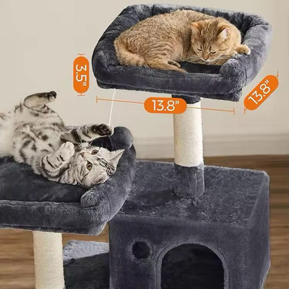 143 cm Cat Scratch Post - Cat Tree – Cat Tower