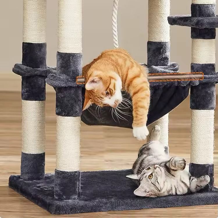 143 cm Cat Scratch Post - Cat Tree – Cat Tower