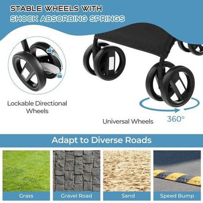 Pet Stroller - Pet Pram - Pet Cart