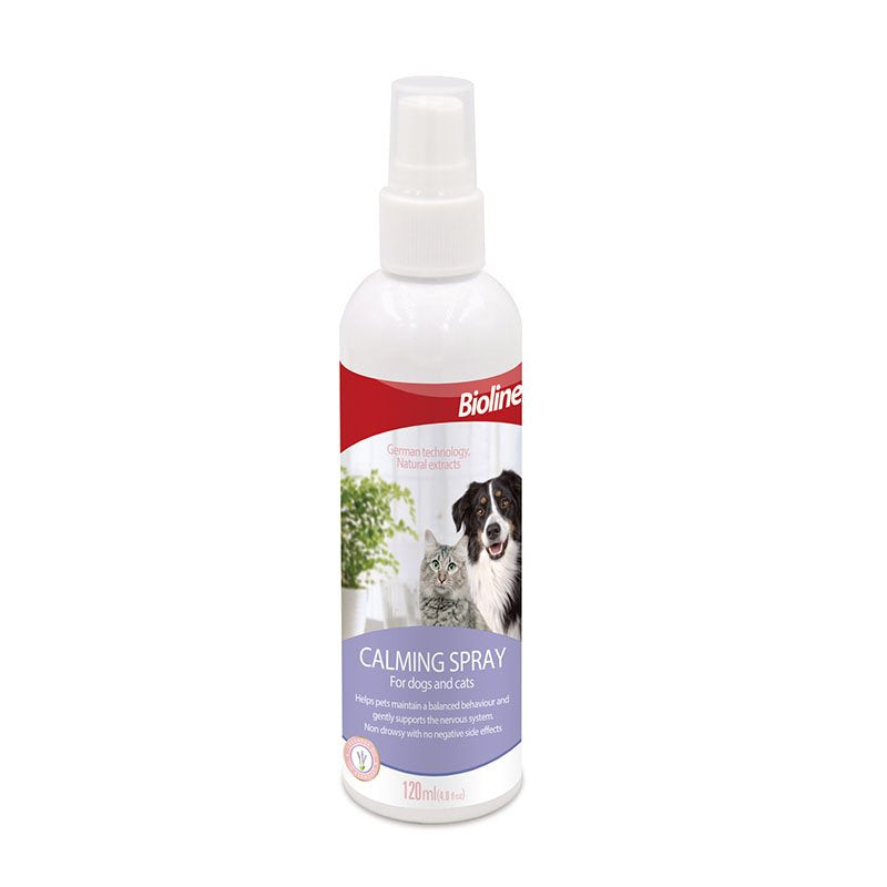 Bioline Calming Spray for Cats & Dogs (120ml)