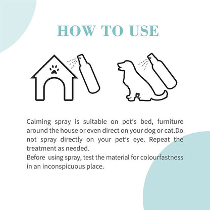 Bioline Calming Spray for Cats & Dogs (120ml)