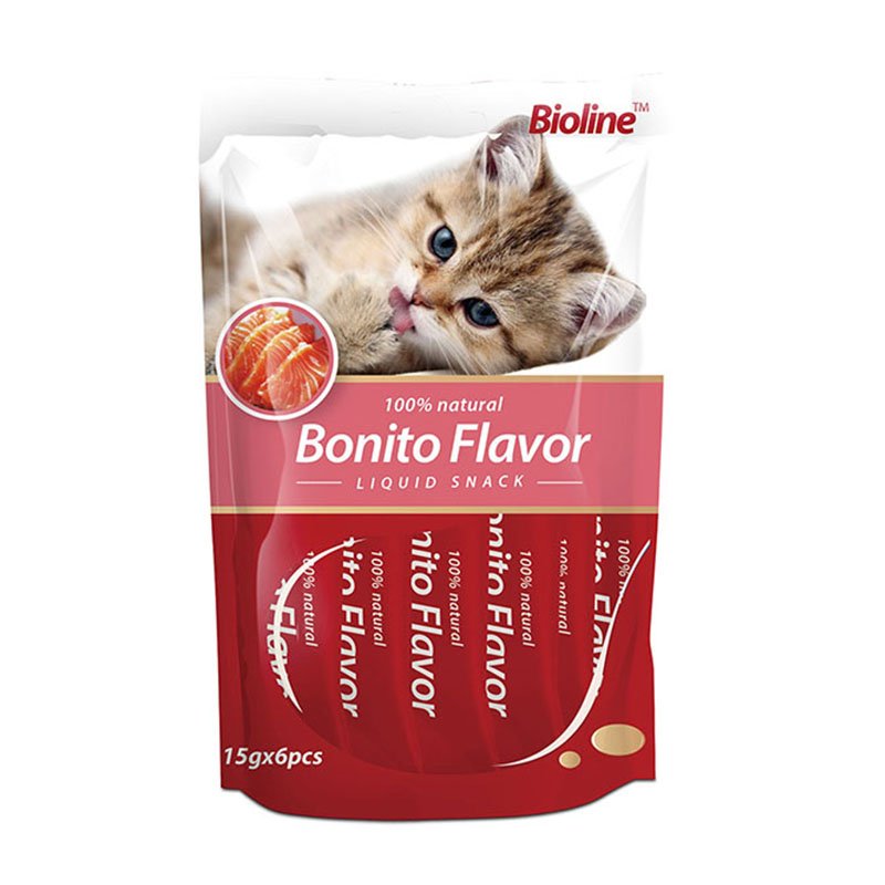 Bioline Liquid Snack – Sachet Treat (6 x 15g Sachets)