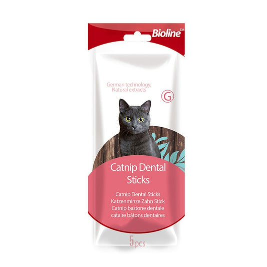 Bioline - Cat Catnip Dental Sticks (5 pieces)