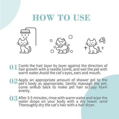 Bioline - Deshedding Shampoo for Cats