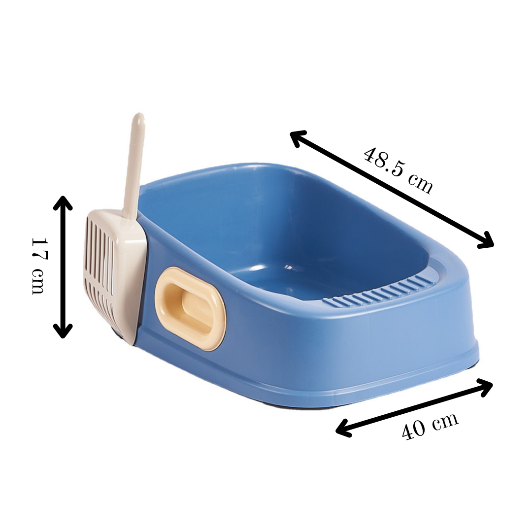 High-Sided Cat Litter Box