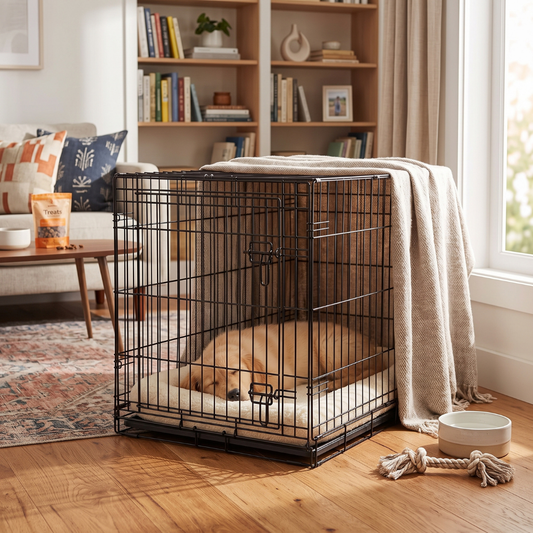 Heavy-Duty Metal Pet Cage