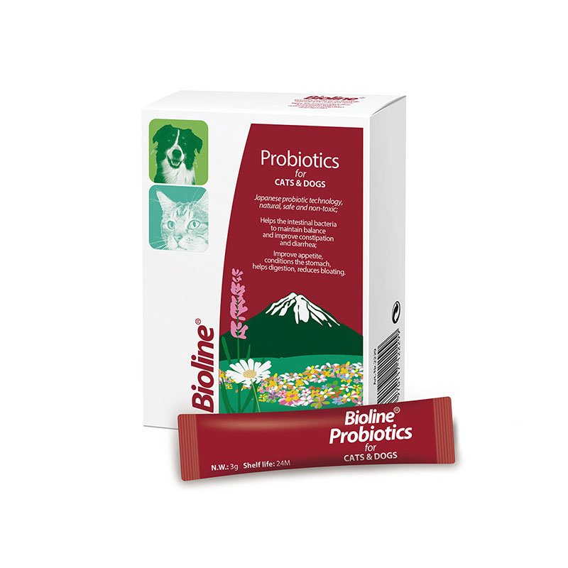 Bioline - Probiotics for Cats & Dogs (10 x 3g Sachets)
