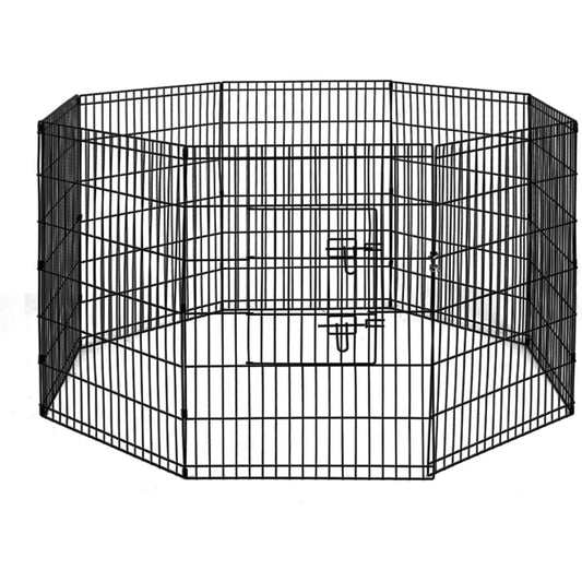 Foldable Pet Playpen with Secure Gate