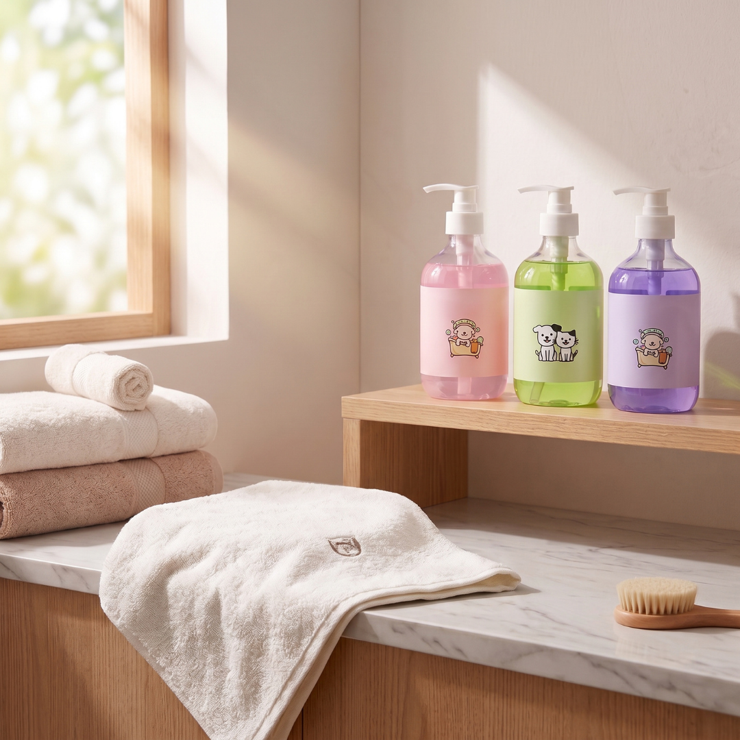 Pet Moisturizing Shampoo - Peach, Blueberry, Aloe