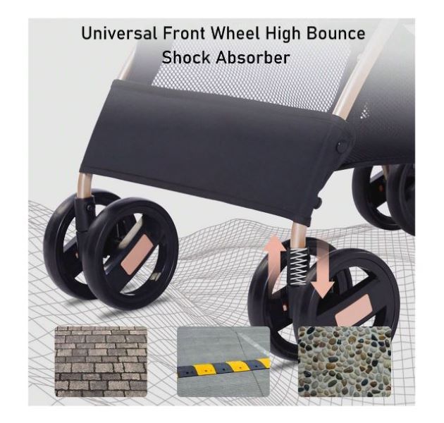 Detachable Pet Stroller - Pet Pram – Multifunctional Pet Cart
