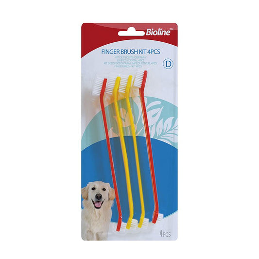 Premium Paws – Bioline - Toothbrush Kit – 4-Piece Set