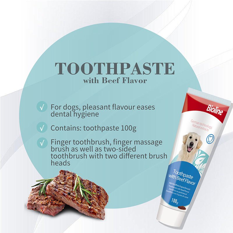 Premium Paws – Bioline - Dental Care Set – Beef Flavor – 100g