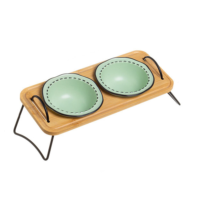 Elevated Double Pet Feeder