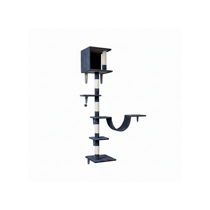 Wall Mounted 200 cm Cat Scratch Post – Cat Tree – Cat Tower
