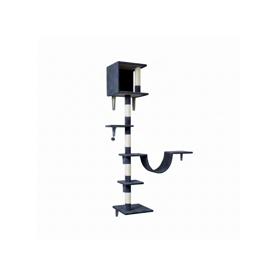 Wall Mounted 200 cm Cat Scratch Post – Cat Tree – Cat Tower